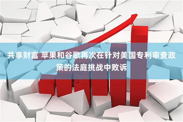共享财富 苹果和谷歌再次在针对美国专利审查政策的法庭挑战中败诉