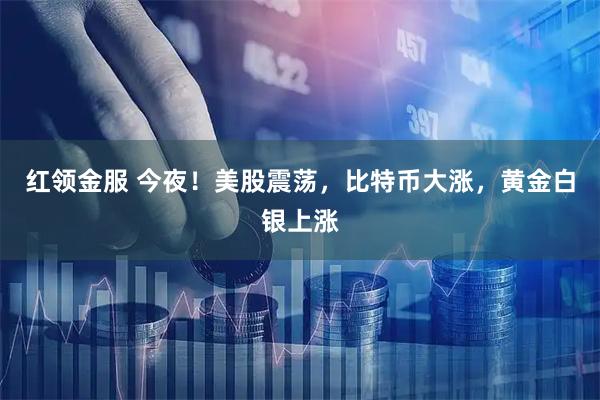 红领金服 今夜！美股震荡，比特币大涨，黄金白银上涨
